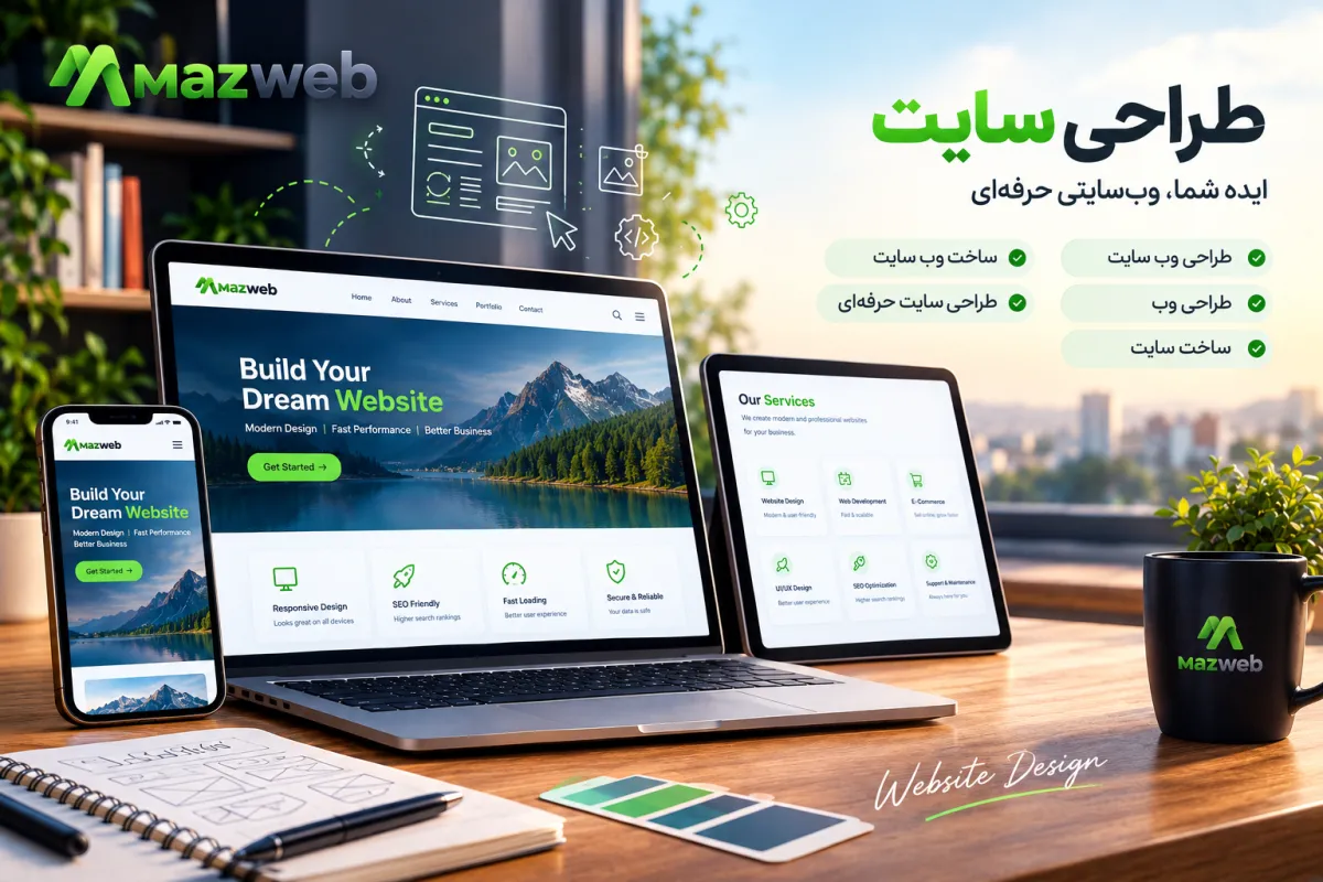 طراحی سایت چیست؟ راهنمای جامع طراحی یک وب‌سایت حرفه‌ای