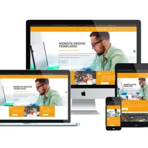 نمونه طراحی شده یک سایت شرکتی مدرن با قابلیت‌های پیشرفته و رابط کاربری حرفه‌ای